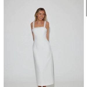 NWT! Oddmuse The Ultimate Muse Pearl Trim Midi Dress! Completely sold out!